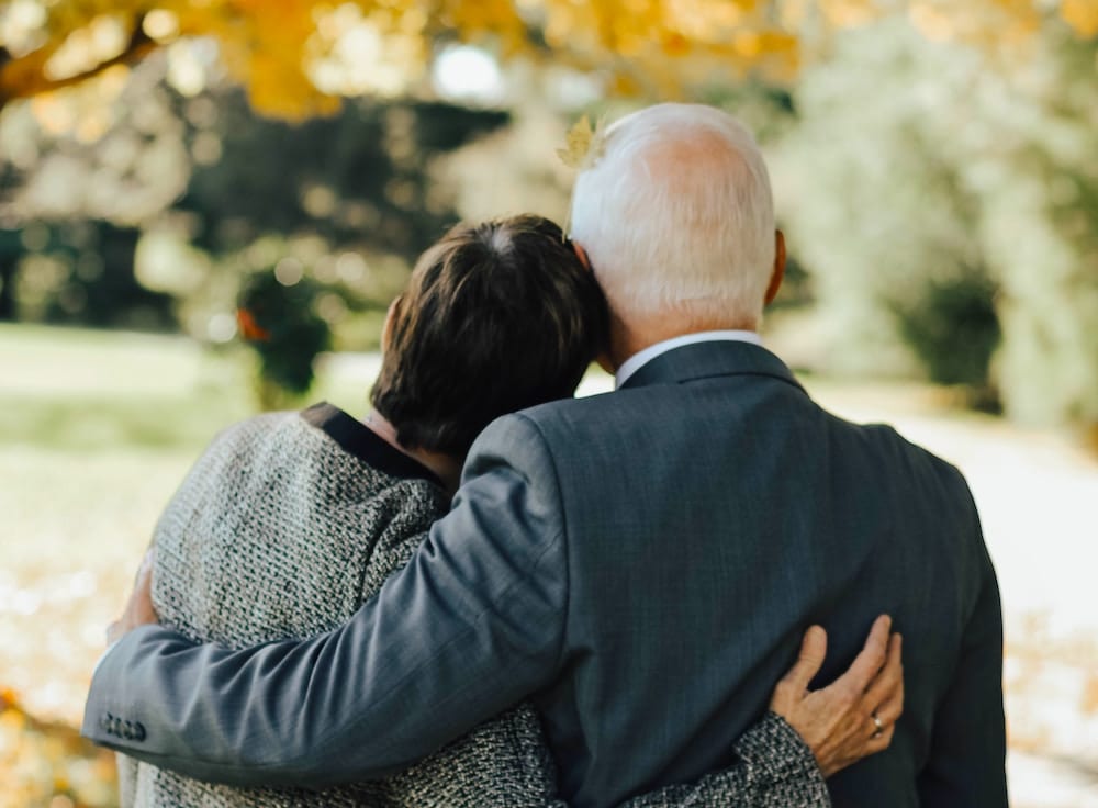 Grieving Couple